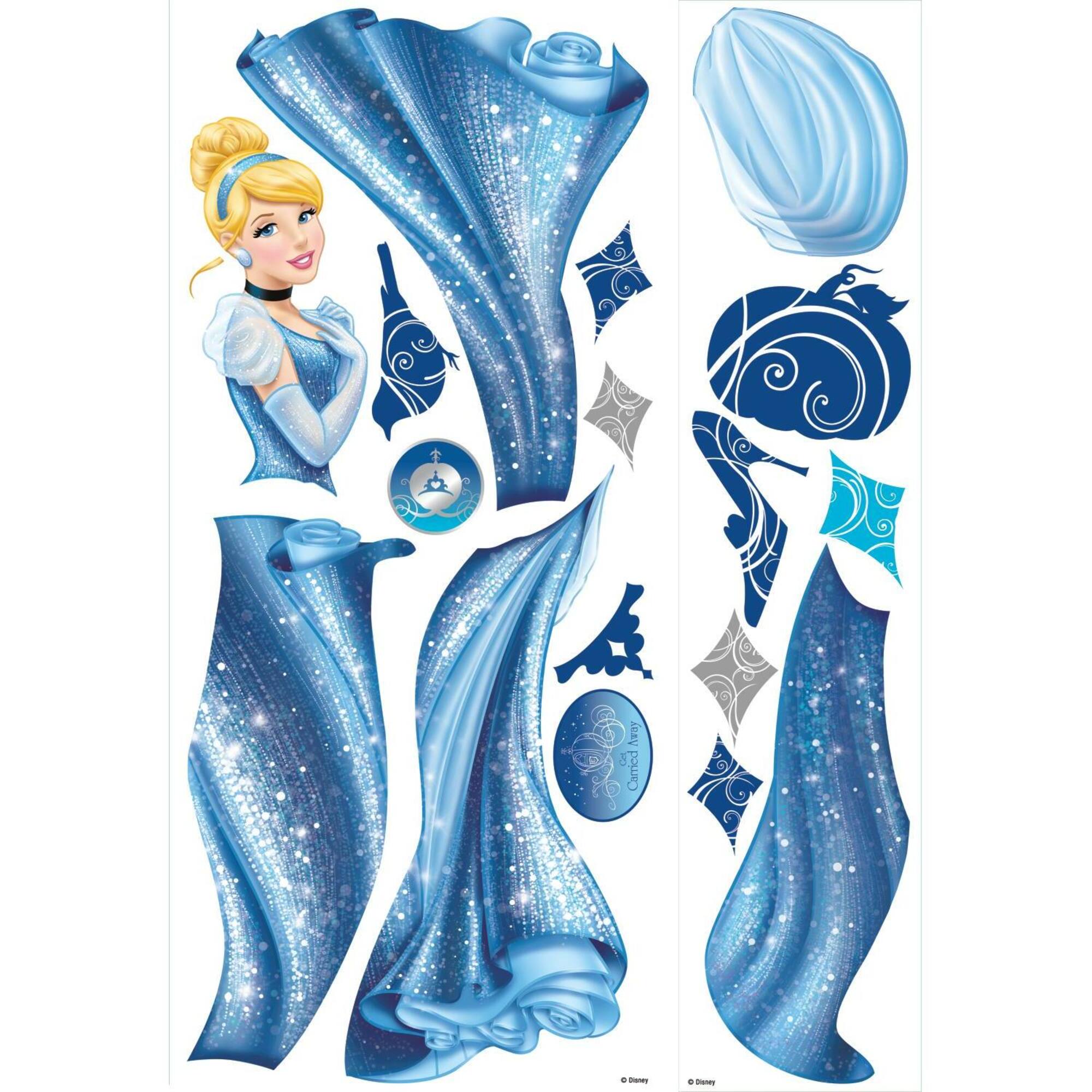 RoomMates Disney Cinderella Glamour Giant Wall Decal